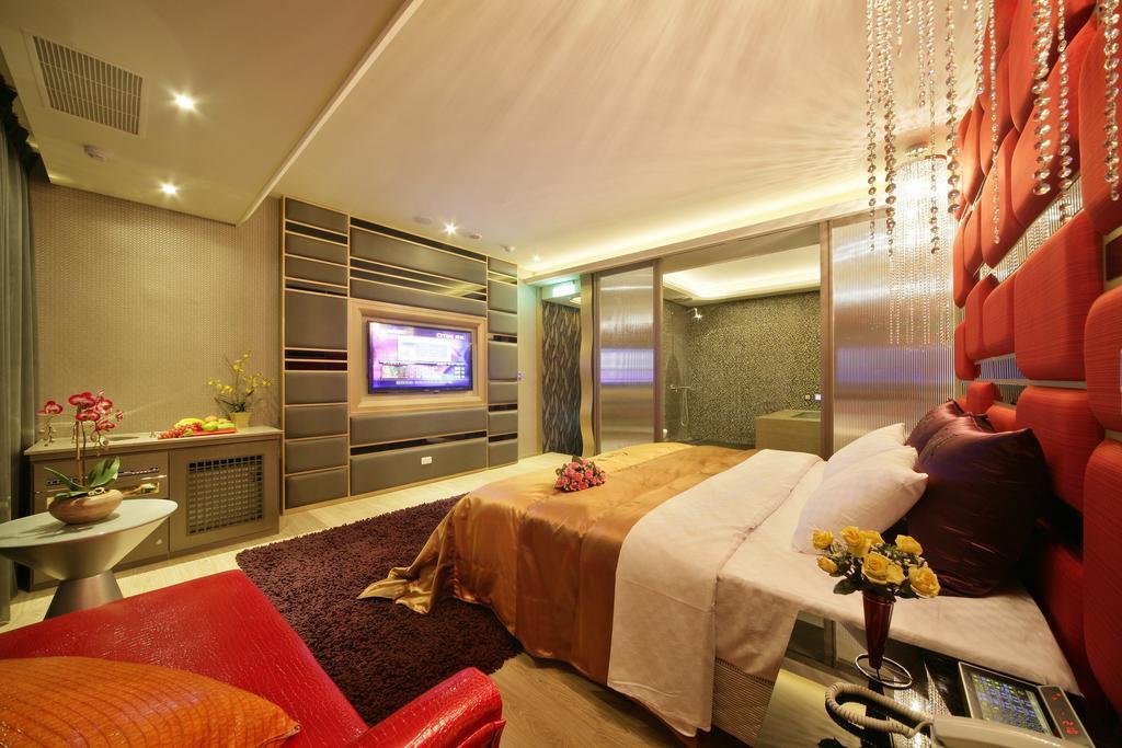 Chusha Motel Gongguan Bagian luar foto